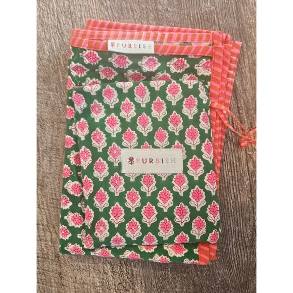 Furbish Beatrice Coasters Set of 4 2 tea towels - Picture 4 of 6